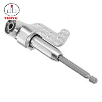 105 Degree Right Angle Drill Extension Shank Quick Change Driver Drilling Screwdriver Magnetic 1/4" Hex Socket Close Corner Tool