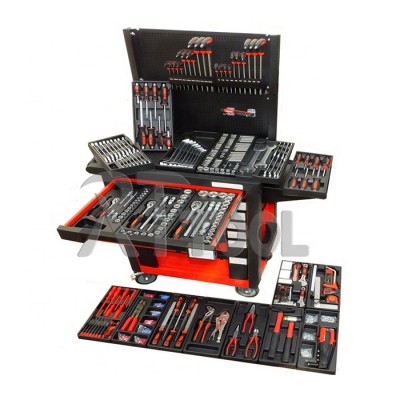 542Pcs Household Repair Metal Tool Cabinet