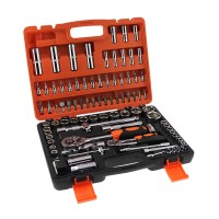 94Pcs Drive Socket Bit Set 1/2"" & 1/4"" With Ratchet Power Tool