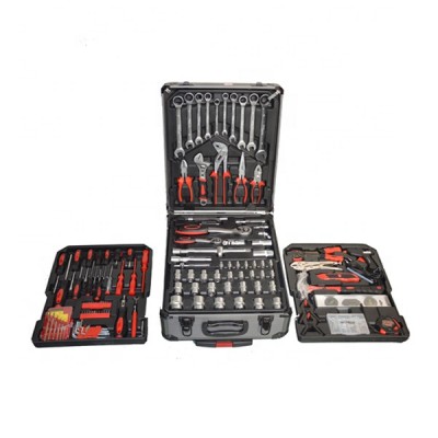 Germany 186Pcs Tool Set Aluminum Tool Box Screwdriver Tools Kit