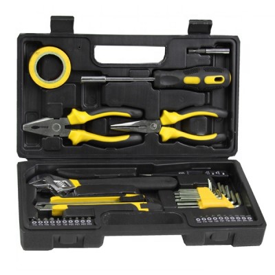 Customize 40Pcs Hard Case Plastic Household Tool Box Kit Set