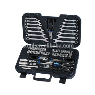 124pcs Professional Hand Tools Sets Combination Socket Wrench